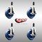 Service Caster 5 Inch 316SS Solid Poly Swivel 1-3/8 Inch Expanding Stem Caster Set Brake SCC SCC-SS316EX20S514-SPUS-TLB-138-4 - alternate 3